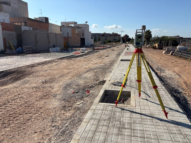 Obra urbanización UA 16.2 de puerto de sagunto